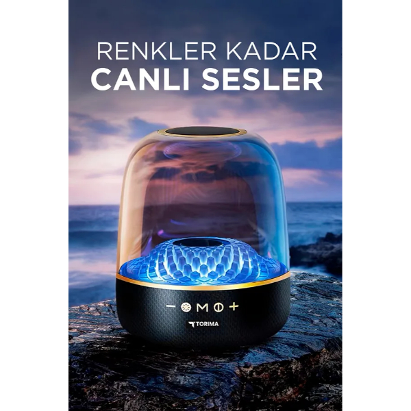 D33 Siyah Taşınabilir Kablosuz Bluetooth Hoparlör  - 3